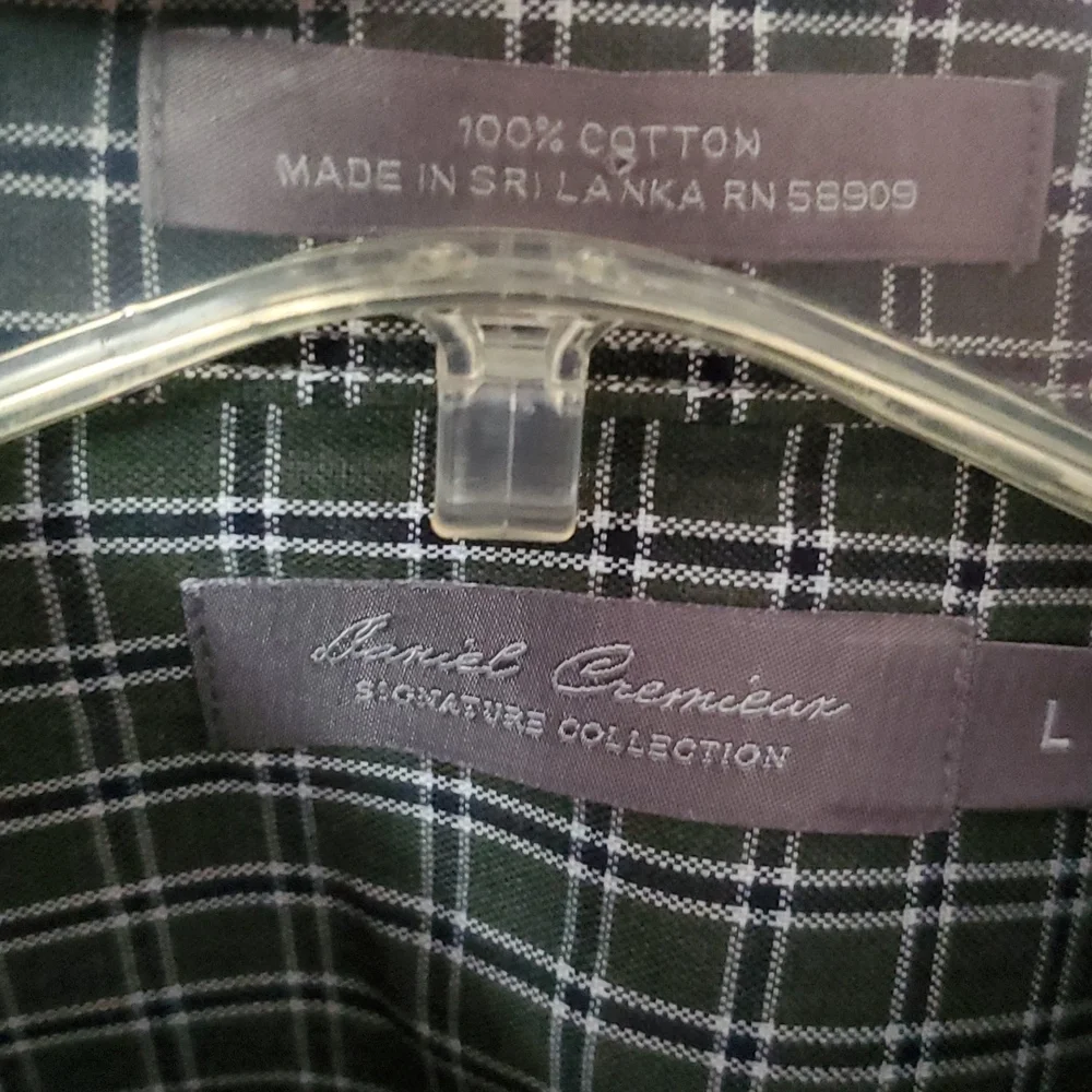 Daniel Cremieux signature collection plaid long sleeve shirt - Picture 4 of 6